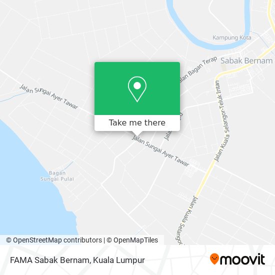 FAMA Sabak Bernam map