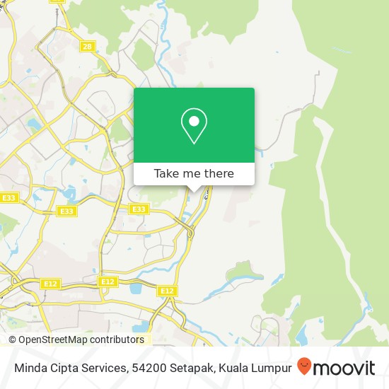 Peta Minda Cipta Services, 54200 Setapak