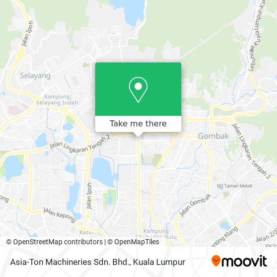 Asia-Ton Machineries Sdn. Bhd. map