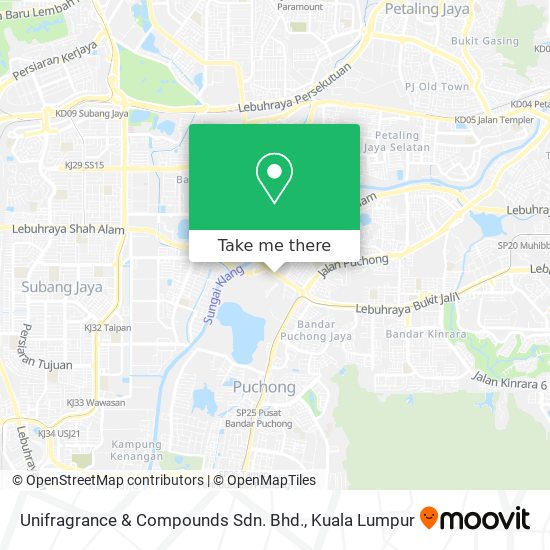 Unifragrance & Compounds Sdn. Bhd. map