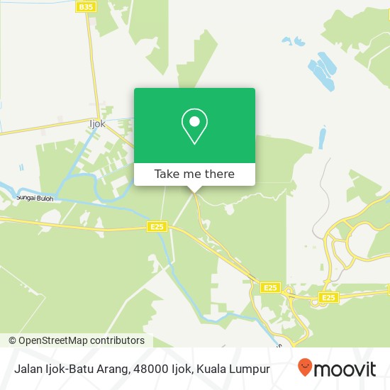 Peta Jalan Ijok-Batu Arang, 48000 Ijok