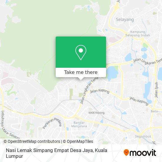 Nasi Lemak Simpang Empat Desa Jaya map