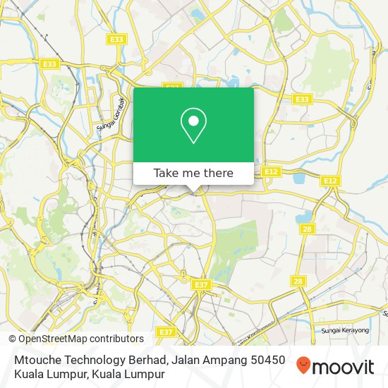 Mtouche Technology Berhad, Jalan Ampang 50450 Kuala Lumpur map