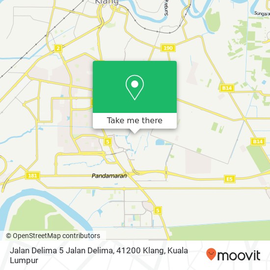 Jalan Delima 5 Jalan Delima, 41200 Klang map