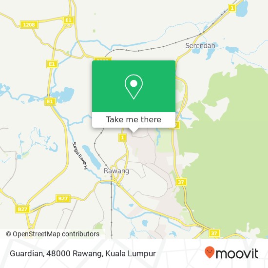 Guardian, 48000 Rawang map