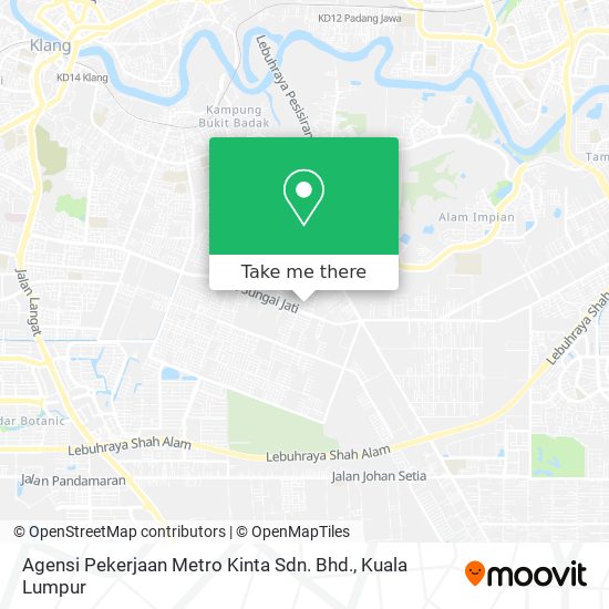 Peta Agensi Pekerjaan Metro Kinta Sdn. Bhd.
