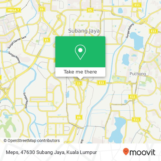 Meps, 47630 Subang Jaya map