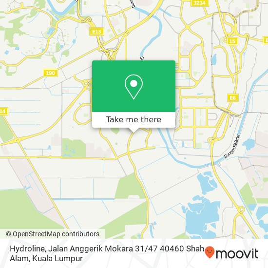 Hydroline, Jalan Anggerik Mokara 31 / 47 40460 Shah Alam map