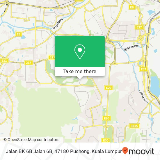 Jalan BK 6B Jalan 6B, 47180 Puchong map