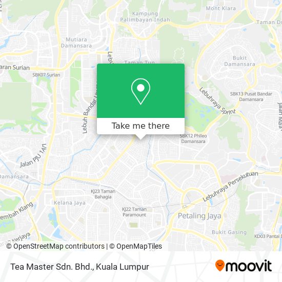 Tea Master Sdn. Bhd. map