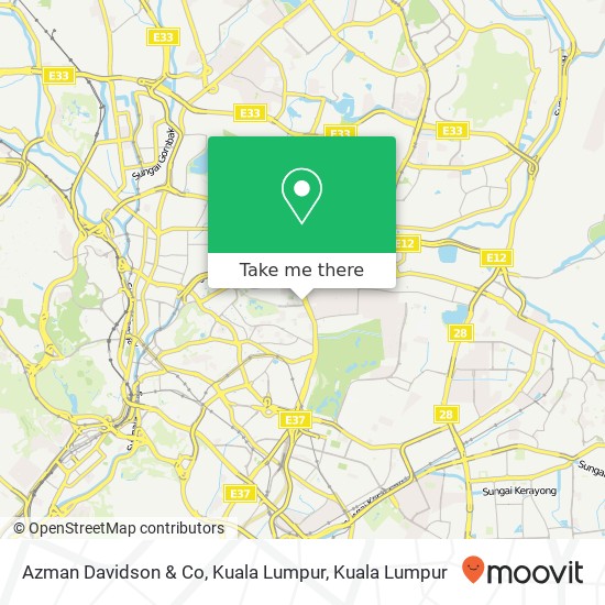 Azman Davidson & Co, Kuala Lumpur map