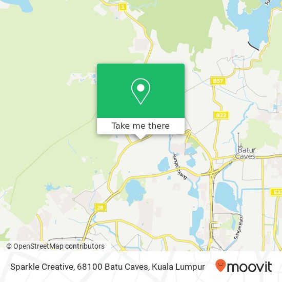 Sparkle Creative, 68100 Batu Caves map