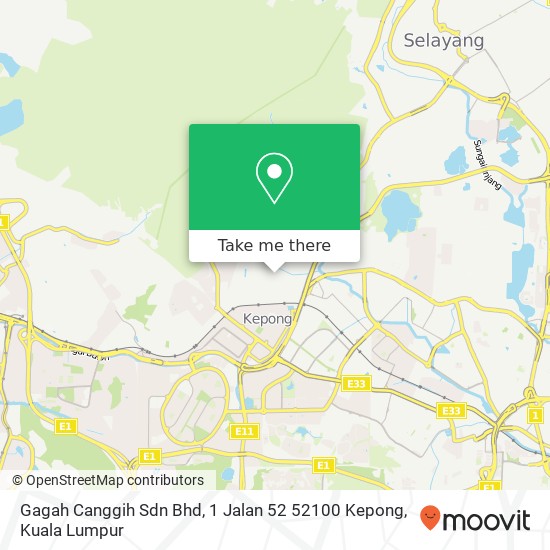 Peta Gagah Canggih Sdn Bhd, 1 Jalan 52 52100 Kepong