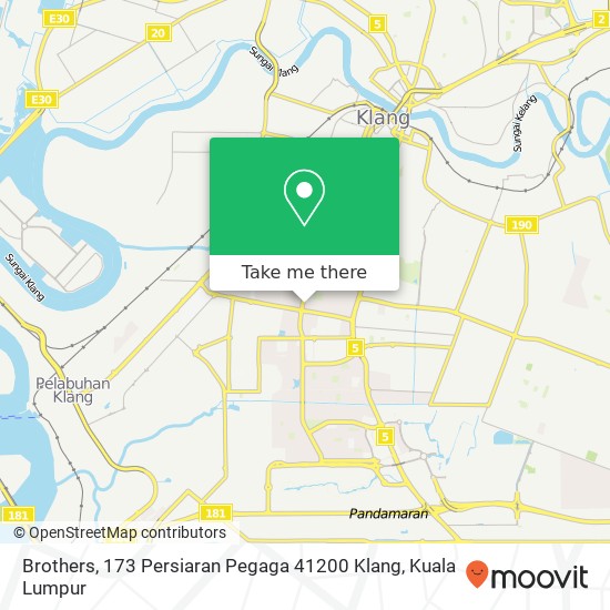 Brothers, 173 Persiaran Pegaga 41200 Klang map