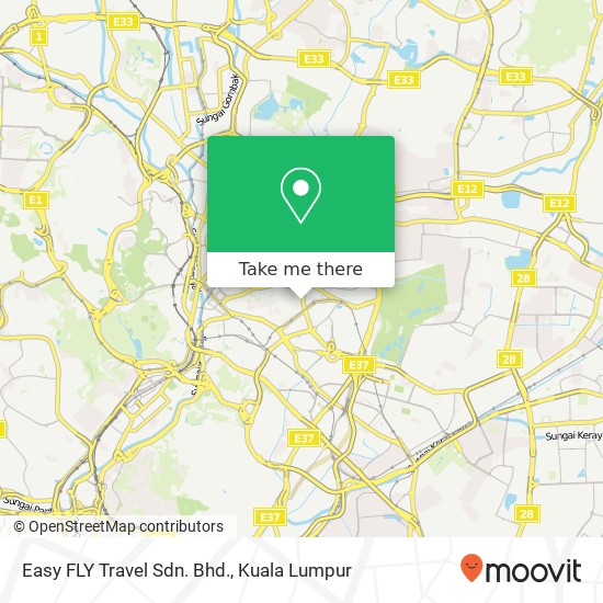 Peta Easy FLY Travel Sdn. Bhd.