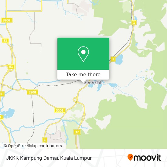 JKKK Kampung Damai map