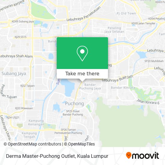 Derma Master-Puchong Outlet map