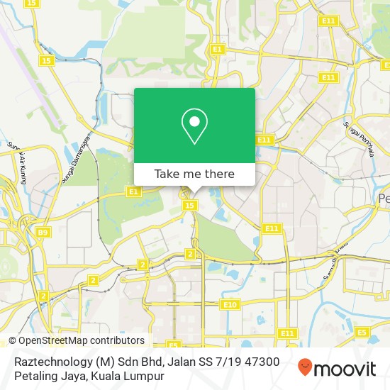 Raztechnology (M) Sdn Bhd, Jalan SS 7 / 19 47300 Petaling Jaya map