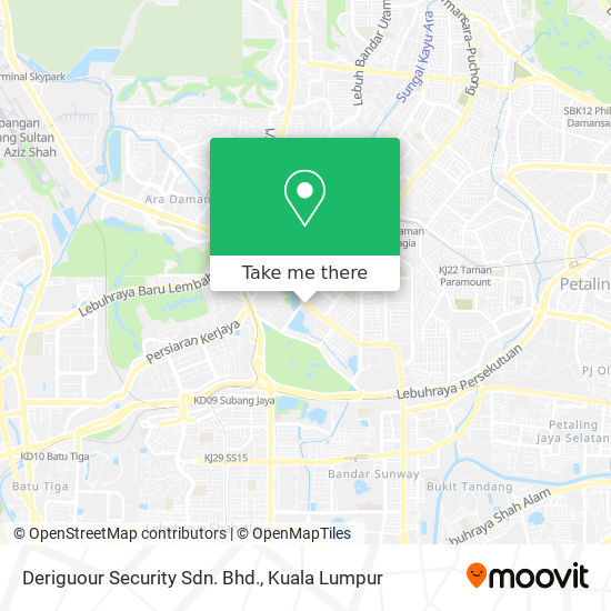 Deriguour Security Sdn. Bhd. map