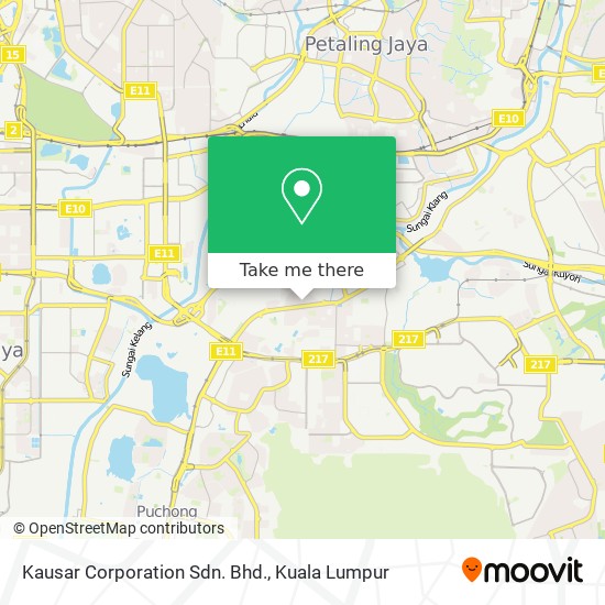 Kausar Corporation Sdn. Bhd. map