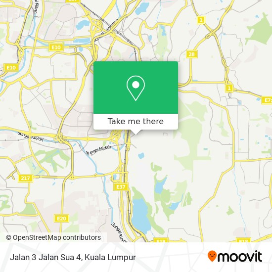 Jalan 3 Jalan Sua 4 map