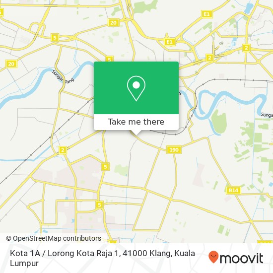 Kota 1A / Lorong Kota Raja 1, 41000 Klang map