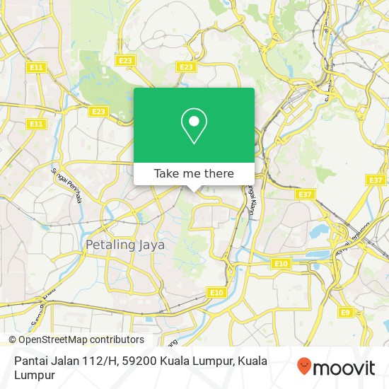 Peta Pantai Jalan 112 / H, 59200 Kuala Lumpur