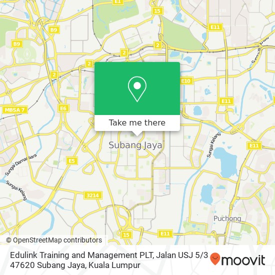 Edulink Training and Management PLT, Jalan USJ 5 / 3 47620 Subang Jaya map