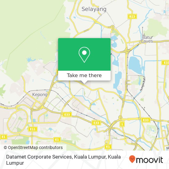 Datamet Corporate Services, Kuala Lumpur map