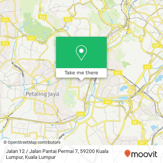 Jalan 12 / Jalan Pantai Permai 7, 59200 Kuala Lumpur map