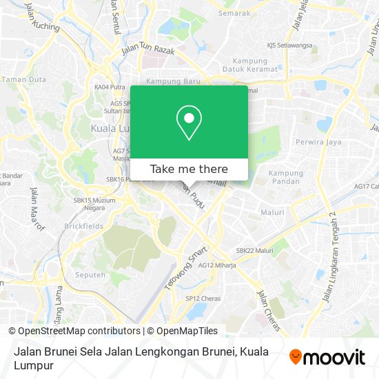 Jalan Brunei Sela Jalan Lengkongan Brunei map