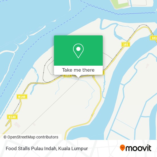 Food Stalls Pulau Indah map