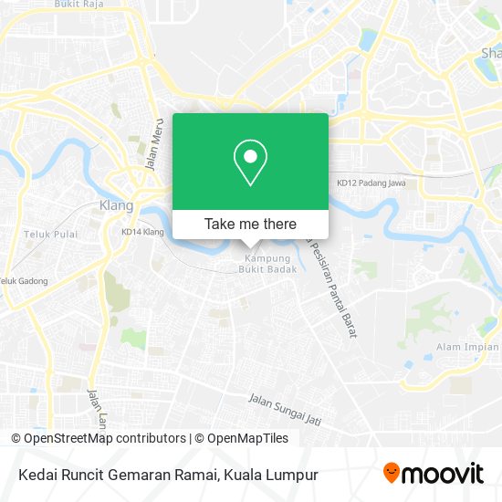 Kedai Runcit Gemaran Ramai map