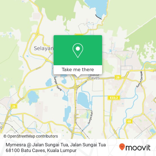 Peta Mymesra @ Jalan Sungai Tua, Jalan Sungai Tua 68100 Batu Caves