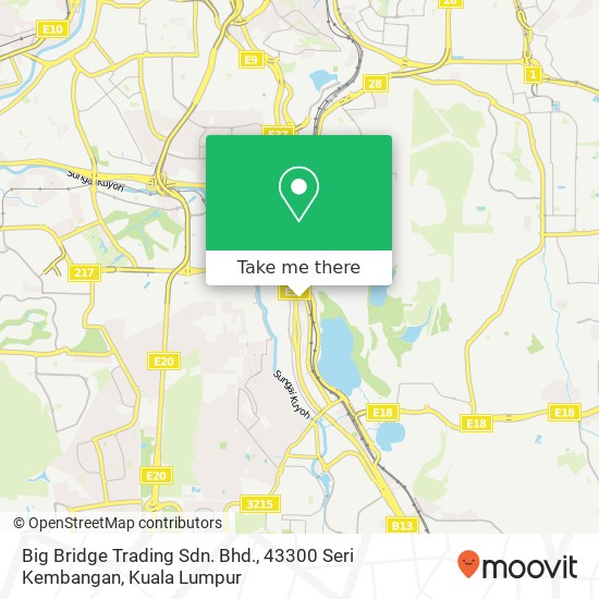Big Bridge Trading Sdn. Bhd., 43300 Seri Kembangan map