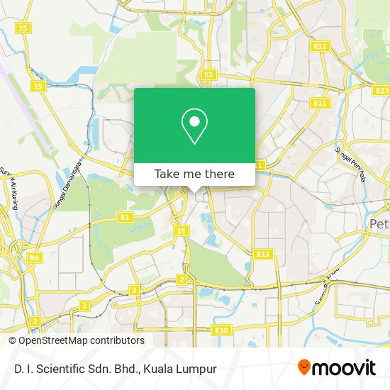 D. I. Scientific Sdn. Bhd. map