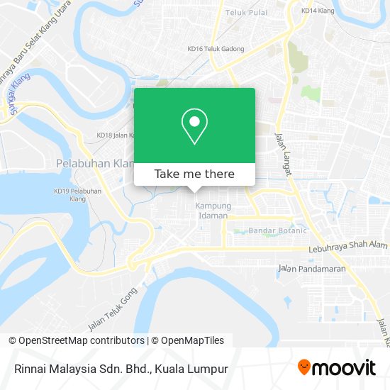 Rinnai Malaysia Sdn. Bhd. map