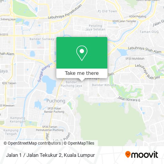 Peta Jalan 1 / Jalan Tekukur 2