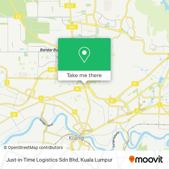 Peta Just-in-Time Logistics Sdn Bhd