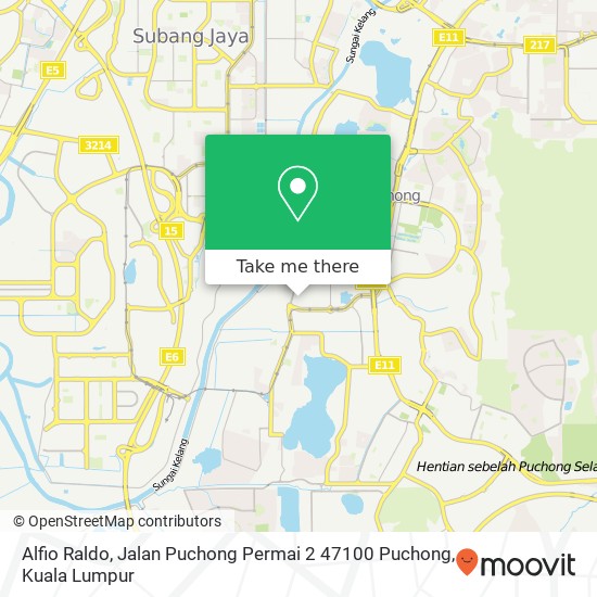 Alfio Raldo, Jalan Puchong Permai 2 47100 Puchong map