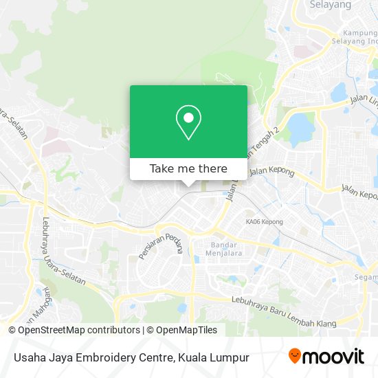 Usaha Jaya Embroidery Centre map