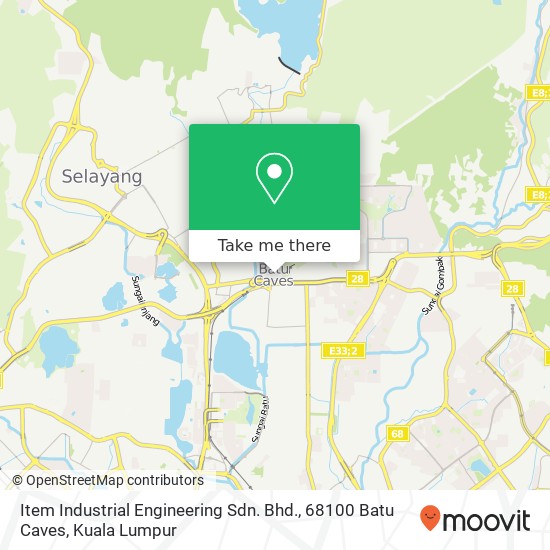 Item Industrial Engineering Sdn. Bhd., 68100 Batu Caves map