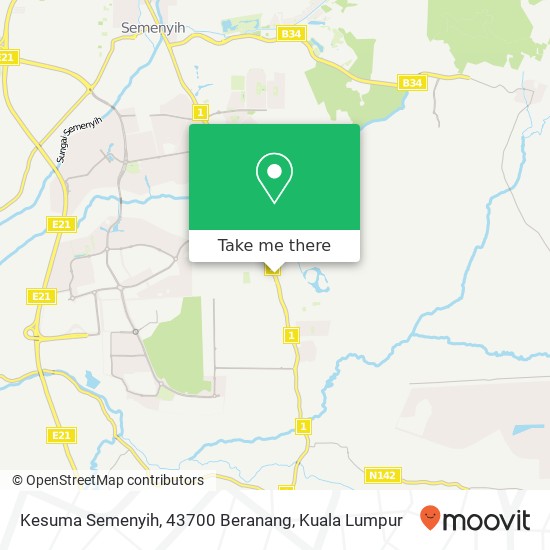 Kesuma Semenyih, 43700 Beranang map