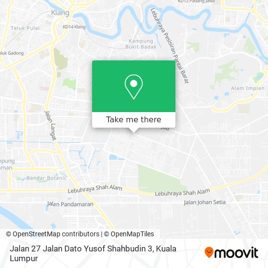 Peta Jalan 27 Jalan Dato Yusof Shahbudin 3