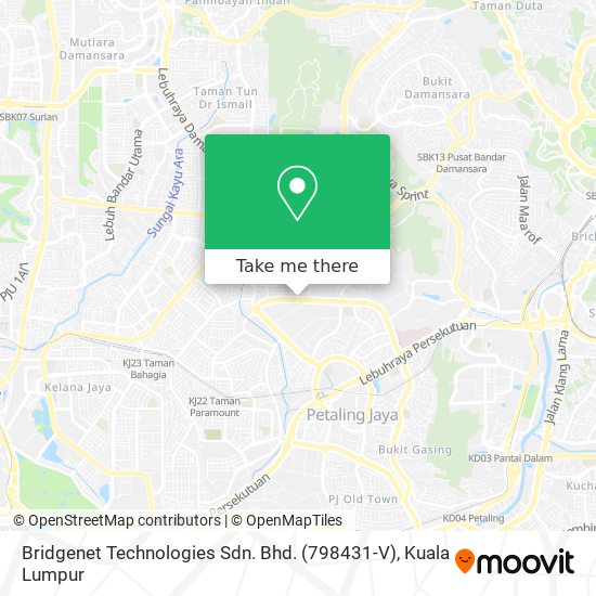 Bridgenet Technologies Sdn. Bhd. (798431-V) map