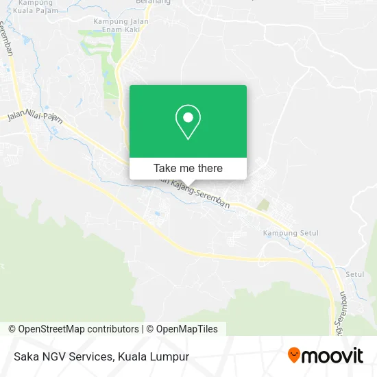 Saka NGV Services map