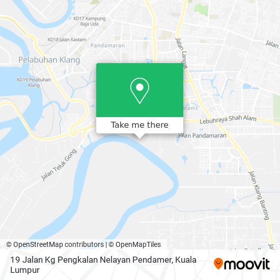 19 Jalan Kg Pengkalan Nelayan Pendamer map