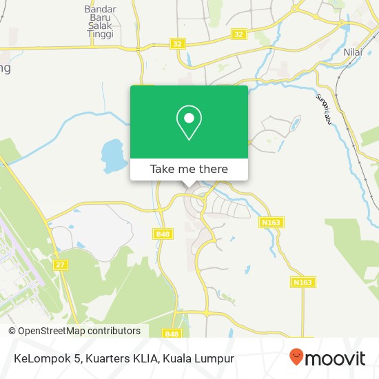 KeLompok 5, Kuarters KLIA map