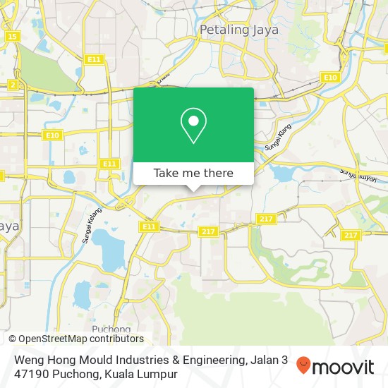 Peta Weng Hong Mould Industries & Engineering, Jalan 3 47190 Puchong