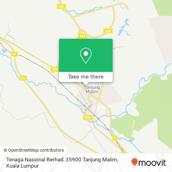 Tenaga Nasional Berhad, 35900 Tanjung Malim map